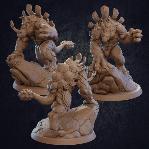 Rhino turtle / Dragon trappers lodge / Monster / Pathfinder / DnD / GM Stash / 3D Print / 4K Mini / TableTop Miniature
