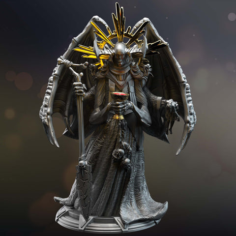 Myrothlir  / Undeath / Lich / Aasimar / Hero / DnD / Pathfinder / DM Stash / 3D Print / 4K Mini / TableTop Miniature / 32mm / 75mm