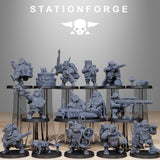 GrimGuard Skulldarts Trappers / Soldier / Gnome / Sniper / Imperial / Infantry / Sci Fi / Table Top / Station Forge / 3D Print / Wargaming