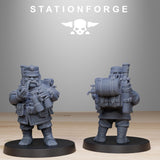 GrimGuard Skulldarts Trappers / Soldier / Gnome / Sniper / Imperial / Infantry / Sci Fi / Table Top / Station Forge / 3D Print / Wargaming