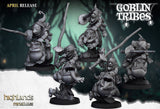 Goblin Riders 2/ Mounted / Goblins / Cavalry / Frog Riders / Swamp  / Army / Fantasy / Table Top / Highland / 3D Print / 4K Mini / Wargaming