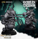 Goblin Riders 2/ Mounted / Goblins / Cavalry / Frog Riders / Swamp  / Army / Fantasy / Table Top / Highland / 3D Print / 4K Mini / Wargaming