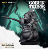 Goblin Riders 2/ Mounted / Goblins / Cavalry / Frog Riders / Swamp  / Army / Fantasy / Table Top / Highland / 3D Print / 4K Mini / Wargaming