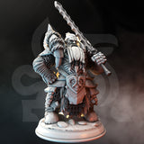 Gundrin / Dwarf / warrior / Fighter / Paladin / Pathfinder / DnD / DM Stash / 3D Print / 4K Mini / TableTop Miniature / 32mm / 75mm