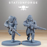 Royal Guard Infantry / Soldier / Infantry / Imperial / Royal / Sci Fi / Space / Table Top / Station Forge / 3D Print / 4K Mini / Wargaming