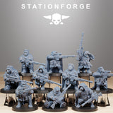 GrimGuard Skulldarts / Soldier / Sniper / Gnome / Imperial / Infantry / Sci Fi / Table Top / Station Forge / 3D Print / 4K Mini /Wargaming