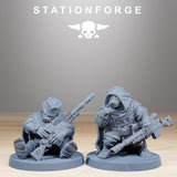 GrimGuard Skulldarts / Soldier / Sniper / Gnome / Imperial / Infantry / Sci Fi / Table Top / Station Forge / 3D Print / 4K Mini /Wargaming