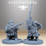 GrimGuard Skulldarts / Soldier / Sniper / Gnome / Imperial / Infantry / Sci Fi / Table Top / Station Forge / 3D Print / 4K Mini /Wargaming