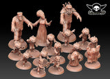Halfling Football Team / Halfling / Halfling Team / Halloween / Fantasy Football Team / Tabletop / Miniatures / Boardgame