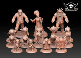 Halfling Football Team / Halfling / Halfling Team / Halloween / Fantasy Football Team / Tabletop / Miniatures / Boardgame
