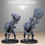 Corrupted Guard Wretched / Chaos / Corrupted / Heavy / Infantry / Sci Fi / Space / Table Top / Station Forge / 3D Print / Wargaming