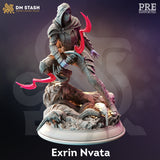 Exrin Nvata / Rogue / Hunter / Ranger / Archer / Pathfinder / DnD / DM Stash / 3D Print / TableTop Miniature / 32mm / 75mm
