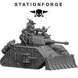 GrimGuard Battle Tank 2.0 / Tank / Vehicle / Mech / Imperial / Sci Fi / Space / Table Top / Station Forge / 3D Print / Wargaming / RPG