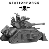 GrimGuard Battle Tank 2.0 / Tank / Vehicle / Mech / Imperial / Sci Fi / Space / Table Top / Station Forge / 3D Print / Wargaming / RPG