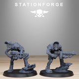 Corrupted Guard Wretched / Chaos / Corrupted / Heavy / Infantry / Sci Fi / Space / Table Top / Station Forge / 3D Print / Wargaming
