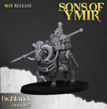 Dwarven Cavalry / Dwarfs / Mounted / Cavalry / Dwarf unit / Sons of Ymir / Army / Fantasy / Table Top / Highland /3D Print/4K Mini/Wargaming