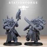 Corrupted Socratis / Chaos / Corrupted / Marine / Knight / Infantry / Sci Fi / Space / Table Top / Station Forge / 3D Print / Wargaming