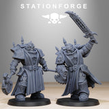 Corrupted Socratis / Chaos / Corrupted / Marine / Knight / Infantry / Sci Fi / Space / Table Top / Station Forge / 3D Print / Wargaming