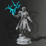 Mettarion / Clockwork Wizard / Mage / Magic / Pathfinder / DnD / DM Stash / 3D Print / 4K Mini / TableTop Miniature / 32mm / 75mm