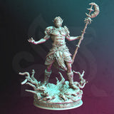 Aurelion / Druid / Elf / Hero / DnD / GM Stash / 3D Print / 4K Mini / TableTop Miniature / 32mm / 75mm