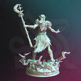 Aurelion / Druid / Elf / Hero / DnD / GM Stash / 3D Print / 4K Mini / TableTop Miniature / 32mm / 75mm