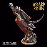 Zmora Harbinger of Death / Wraith / Monster / Pathfinder / DnD / D&D / Asgard Rising / 3D Print / 4K Mini / TableTop Miniature / RPG