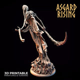 Zmora Harbinger of Death / Wraith / Monster / Pathfinder / DnD / D&D / Asgard Rising / 3D Print / 4K Mini / TableTop Miniature / RPG