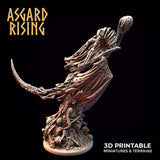 Zmora Harbinger of Death / Wraith / Monster / Pathfinder / DnD / D&D / Asgard Rising / 3D Print / 4K Mini / TableTop Miniature / RPG