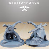 National Guard Orkaz Hunters / Soldier / Hunters / Infantry / Sci Fi / Space / Table Top / Station Forge / 3D Print / 4K Mini / Wargaming