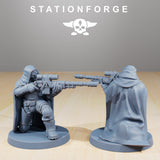 National Guard Orkaz Hunters / Soldier / Hunters / Infantry / Sci Fi / Space / Table Top / Station Forge / 3D Print / 4K Mini / Wargaming