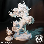 Rapidash / Ponyta /  Fire / Horse / Galar / Pokemon / Kaijumon / DnD / Monster / Miniature / 3D Print / 4K Mini / TableTop Miniature