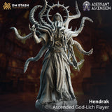 Hendrak / Flayer / Eldritch / Mindflayer / Undead / Lich / Beholder / Enemy / Pathfinder / DnD / DM Stash / 3D Print / TableTop / 32mm /75mm