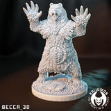 Lunar Bear / Pokemon / Kaijumon / Teddiursa / Ursaring / Ursaluna / Bloodmoon / DnD / Monster / Miniature / 3D Print / TableTop Miniature