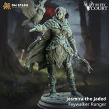 Jesmira / Ranger/ Fey / Archer / Owl / Fairy / Elf / Druid / Magic / Fae / Fae touched / DnD / DM Stash / 3D Print / TableTop / 32mm / 75mm