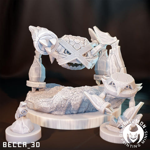 Metagross / Metang / Beldum / Mega / Pokemon / Steel / Kaijumon / DnD / Monster / Miniature / 3D Print / 4K Mini / TableTop Miniature