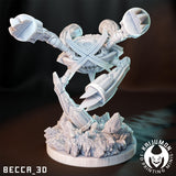 Metagross / Metang / Beldum / Mega / Pokemon / Steel / Kaijumon / DnD / Monster / Miniature / 3D Print / 4K Mini / TableTop Miniature