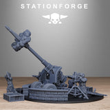 GrimGuard Light Artillery 2.0 / Canon / Imperium / Imperial / Sci Fi / Space / Table Top / Station Forge / 3D Print / Wargaming / RPG