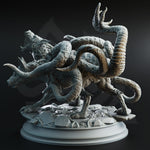 Aberrant Hellhounds / Cerberus / Hellhound / Hound / Monster / Enemy / Pathfinder / DnD / DM Stash / 3D Print / TableTop / 32mm / 75mm
