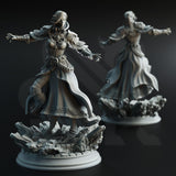 Violet / Mage / Sorcerer / Magic / Spellcaster / Psionic / Pathfinder / DnD / DM Stash / 3D Print / TableTop / 32mm / 75mm