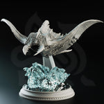 Tengaraya - Flying Sea Ray / Sting ray / Manta / Flying / Monster / Enemy / Pathfinder / DnD / DM Stash / 3D Print / TableTop / 32mm / 75mm