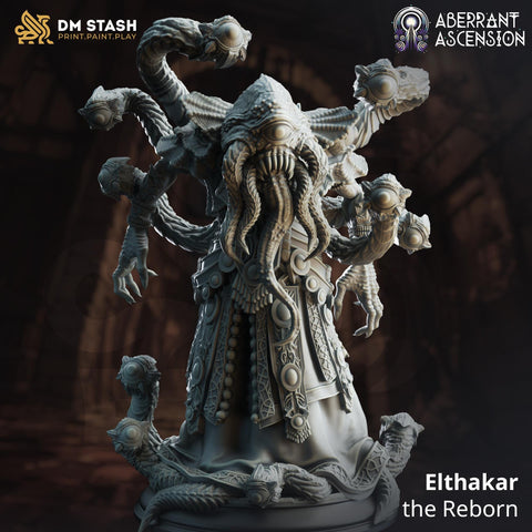Elthakar / Flayer / Eldritch / Mindflayer / Beholder / Enemy / Pathfinder / DnD / DM Stash / 3D Print / TableTop / 32mm / 75mm
