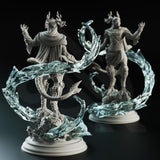 Voskathar - Dragonborn of the Tides / Dragonfolk / Wizard / Spellcaster / Druid / Magic / DnD / DM Stash / 3D Print / TableTop / 32mm / 75mm