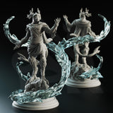 Voskathar - Dragonborn of the Tides / Dragonfolk / Wizard / Spellcaster / Druid / Magic / DnD / DM Stash / 3D Print / TableTop / 32mm / 75mm