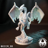 Fire dragon starter / Pokemon / Kaijumon / Charizard / Mega / Giga / Mega X / DnD / Monster / Miniature / 3D Print / 4K Mini