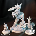 Blaziken / Tochic / Combuskon / Pokemon / Fire / Bird / Kaijumon / DnD / Monster / Miniature / 3D Print / 4K Mini / TableTop Miniature