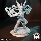 Blaziken / Tochic / Combuskon / Pokemon / Fire / Bird / Kaijumon / DnD / Monster / Miniature / 3D Print / 4K Mini / TableTop Miniature