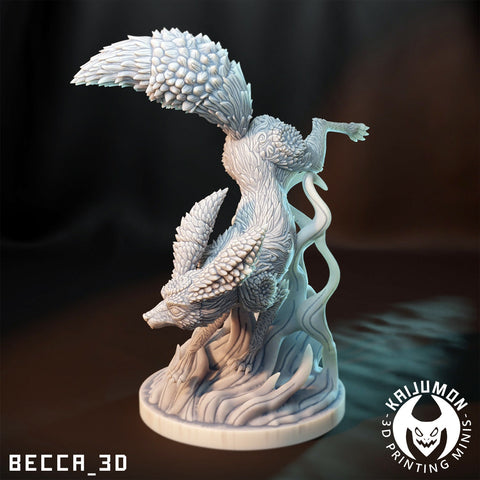 Umbreon / Pokemon / Kaijumon / Evee / Dark / Evolutions / DnD / Monster / Miniature / 3D Print / 4K Mini / TableTop Miniature