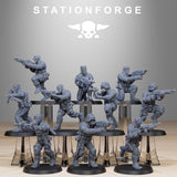 GrimGuard Counter Terrorists / Soldier / Commando / Imperial / Infantry / Sci Fi / Space / Table Top / Station Forge / 3D Print / Wargaming
