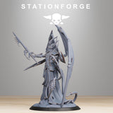 Corrupted Guard Demon Queen / Demon / Chaos / Corrupted / Queen / Sci Fi / Space / Table Top / Station Forge / 3D Print / 4K Mini/Wargaming
