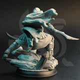 Serran / Elf / Fighter / Ranger / Rogue / Assassin / Pathfinder / DnD / DM Stash / 3D Print / 4K Mini / TableTop Miniature / 32mm /75mm